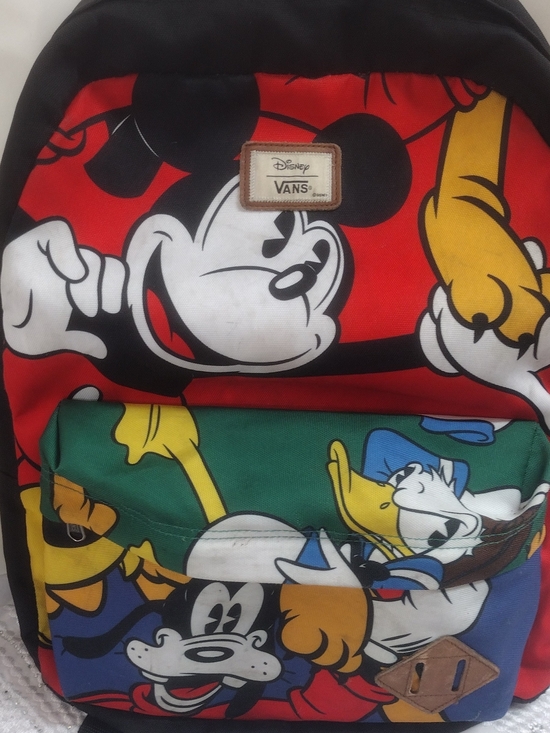 Vans Other - Disney x Vans Mickey & Friends Colorblock Backpack - Red/Green/Yellow